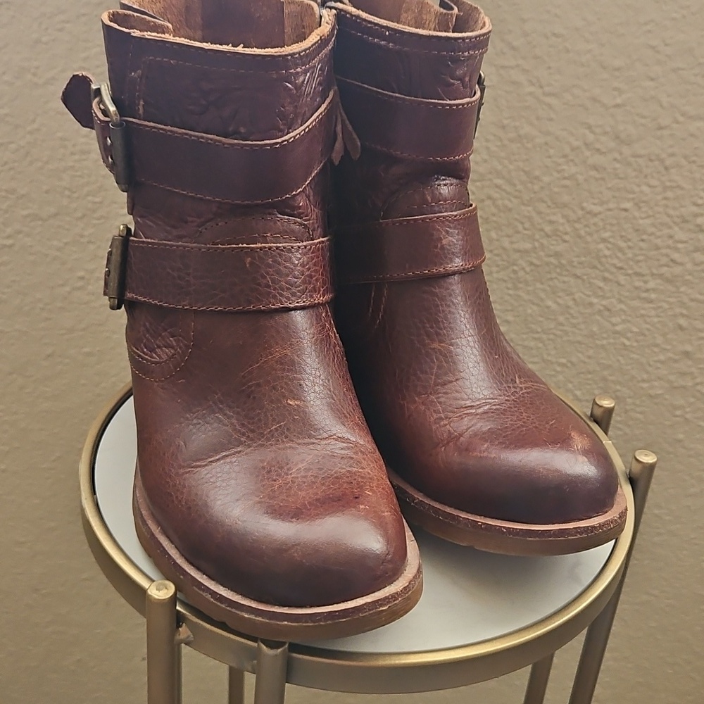 Sofft Brown Ankle Boots - Picture 3 of 4